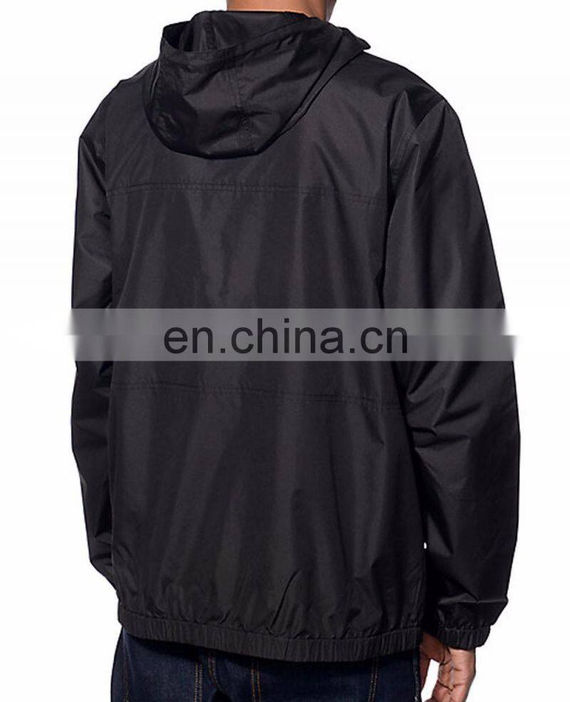 mens 100%polyester lightweight waterproof&windproof windbreaker jacket