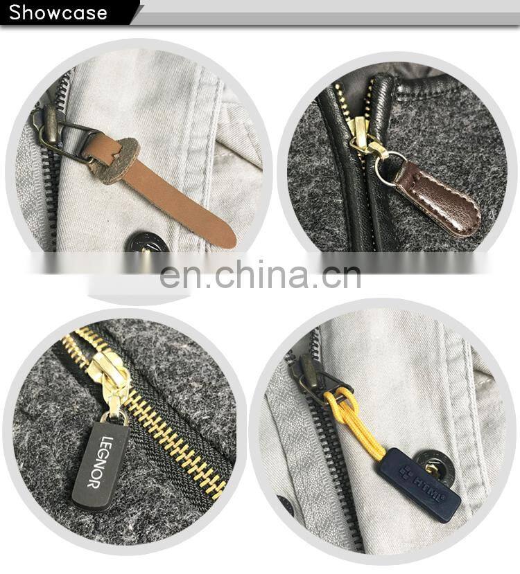 custom rubber zipper tags decorative runner zipper pulls