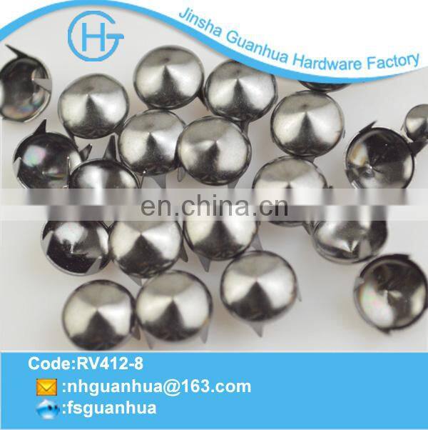 Manufacturing price new design metal dome rivet
