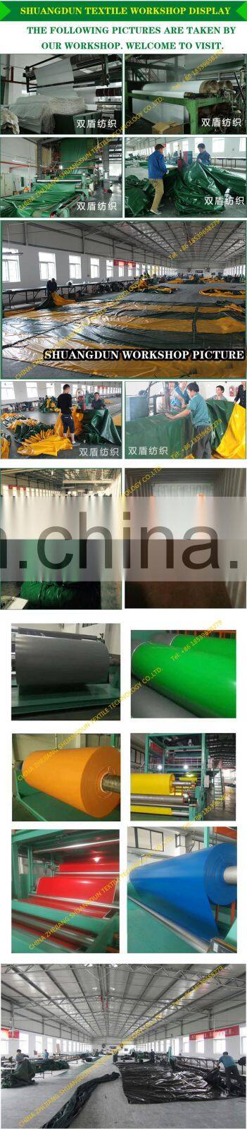Waterproof canvas outdoor cover cloth truck cover cloth green yellow and blue all kinds of colors.