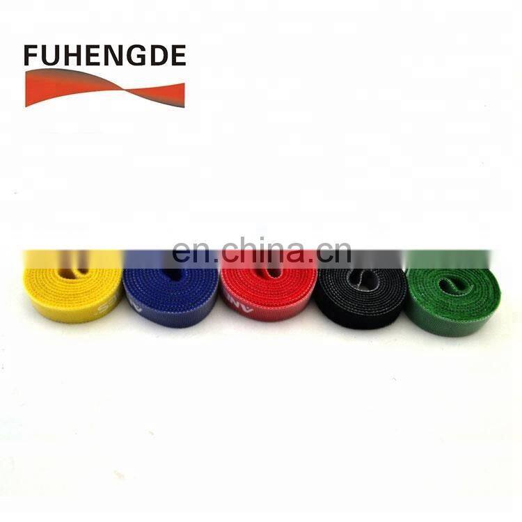 Wholesale colorful double sided hook loop strap back to back hook loop