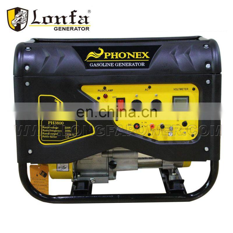 3KV Good Looking Gasoline Generator design with design silent low noise
