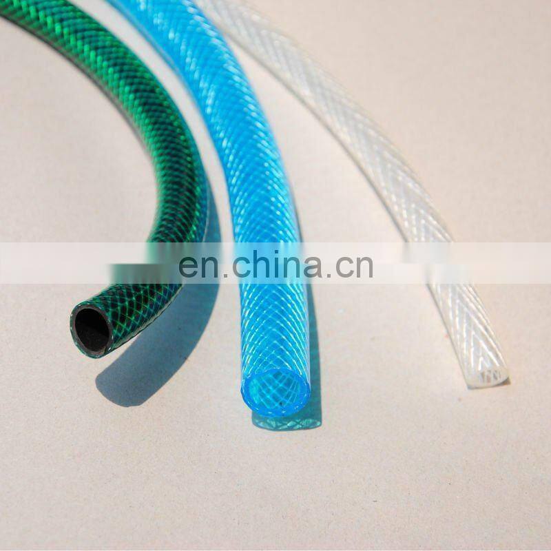 Clear Nylon Braided PVC Hose, PVC Transparent Hose, Non-toxic Plastic Fibre Reinforced Tube