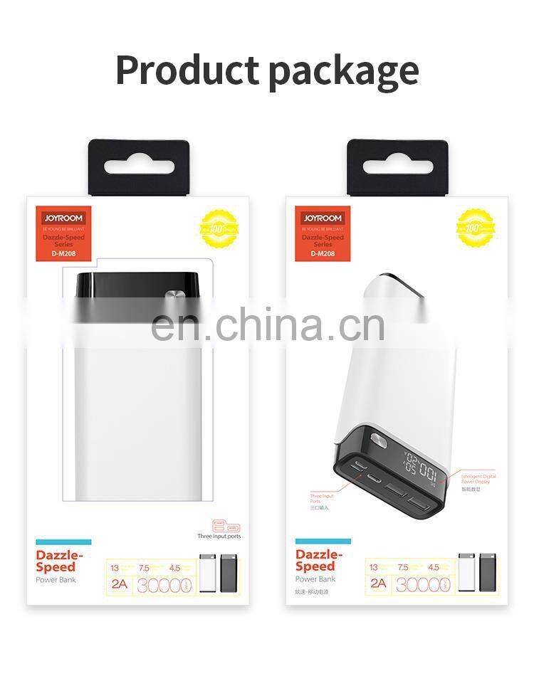 Joyroom power banks 30000mah high capacity 2 USB power banks