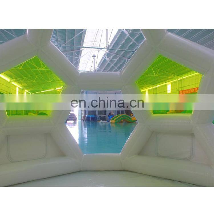 China Factory PVC Inflatable Football Tent /Inflatable Bubble Dome Tent