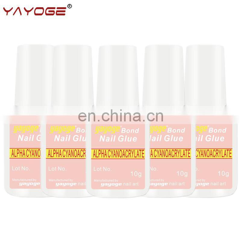 False Nail Glue With Brush Press On Nail No Glue