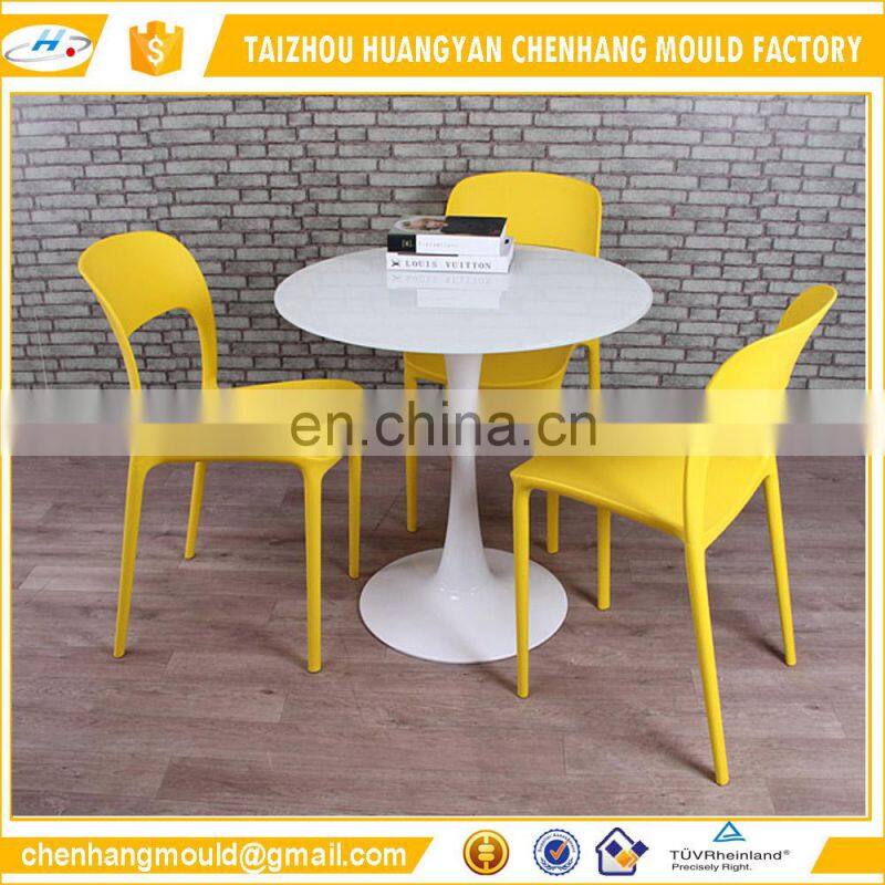 Restaurant Furniture Type and PP Recycle,Plastic Material stackable plastic chair mould