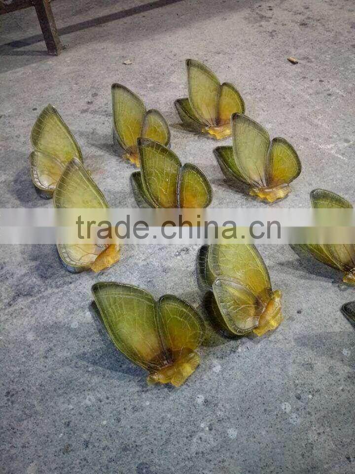 Solar power rechargeable butterfly led garden light