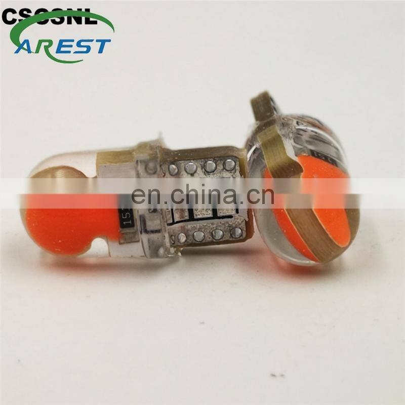 Carest 30pcs Super Bright Turn Side License Plate Light Lamp Bulb Auto T10 Led Cold White 194 W5W LED 168 COB Silica Car DC 12V