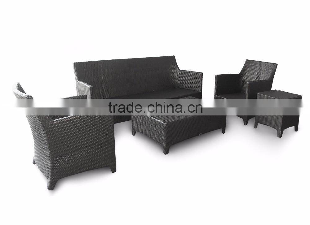 Synthetic rattan living room set