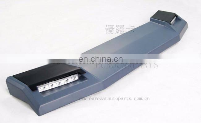 W463 front roof spoiler fit for MB G-class W463 G500 G550 G55 G63 to B-style front roof spoiler PU W463 spoiler with led