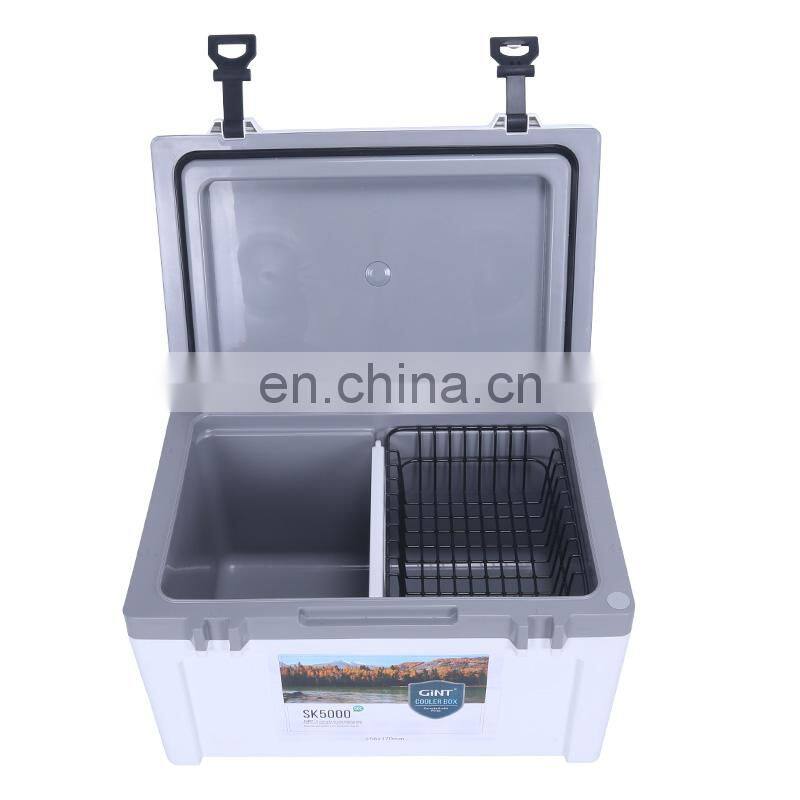 Insulated wholesale Hot selling Eco friendly Outdoor 50L Waterproof Portable cooler box For Camping fishing