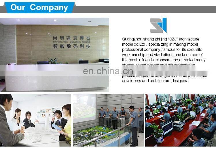 Plastic Hongkong city planning architectural models for sale