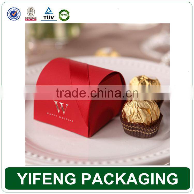 Customized small paper gift box wedding favor box Indian wedding gift box