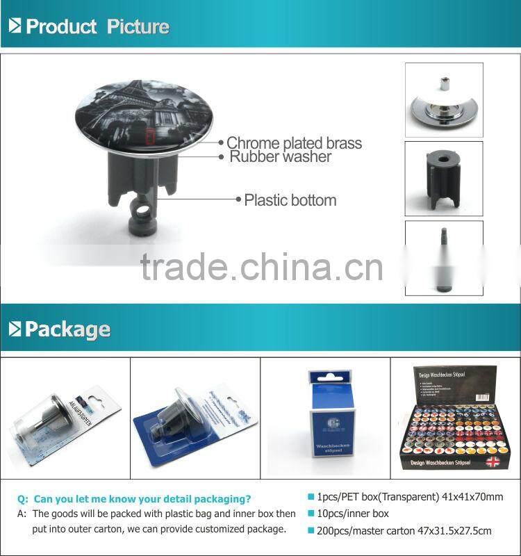 Ningbo Sonda XL Europe stopsel Abfuss bath sink plug with good design