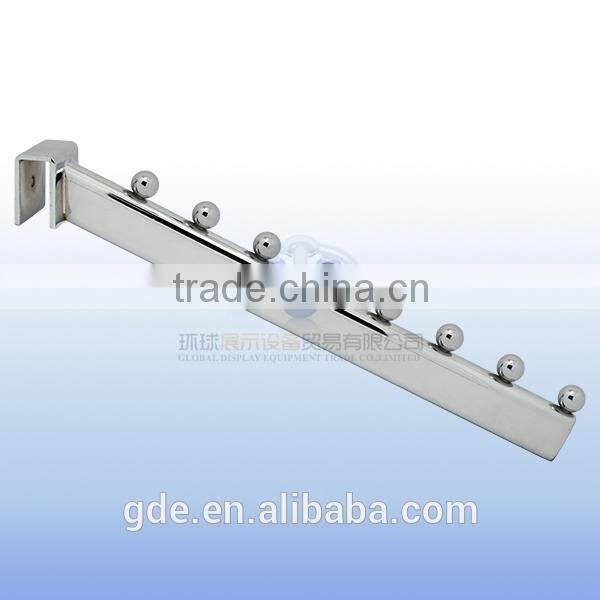 Metal chrome waterfall hanging hook fit to crossbar