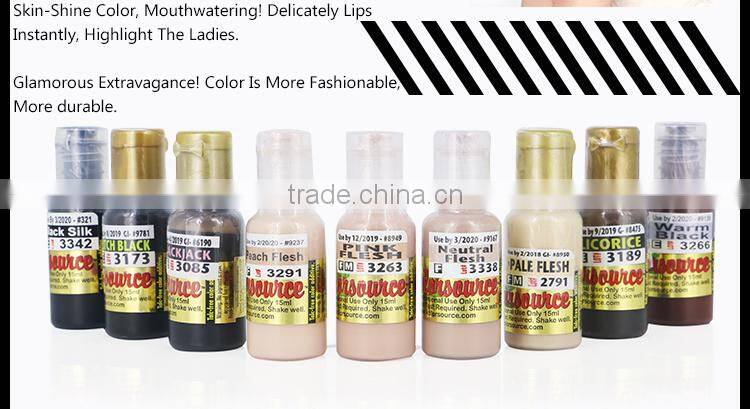 Kolorsource Health Cosmetic Pigments Semi Paste Ink For Permanent Makeup