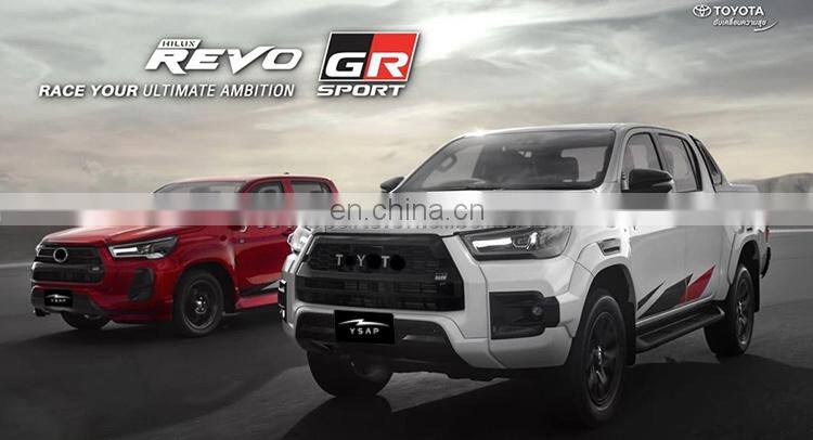 Factory price car accessories for Hilux Rocco GR Grille with fog lamp cover