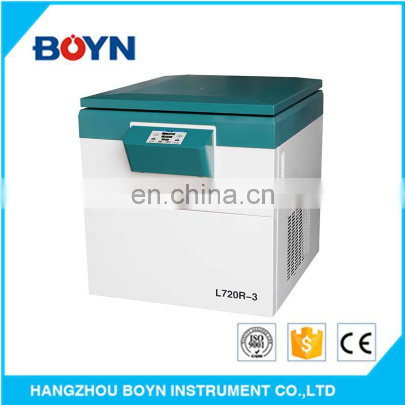 L720R-3 Medical Blood Bank Bag Refrigerated Floor Type Low Speed Cooling Centrifuge