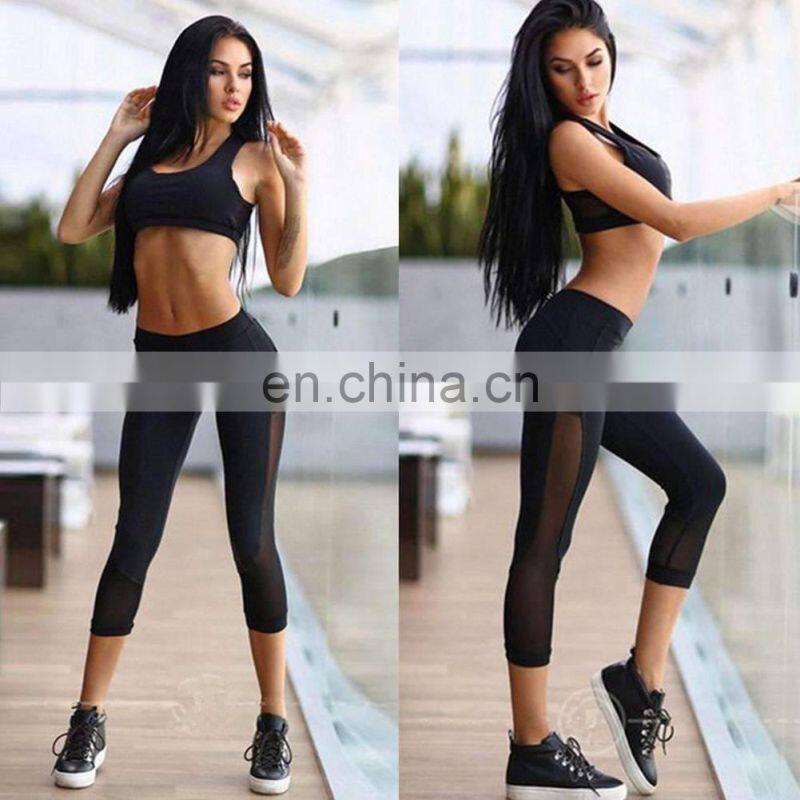 High Waist Leggings Sports Bra Top Fitness Plus Size Pants Women Fitness Seamless Suit Fitness & Yoga Wear Set