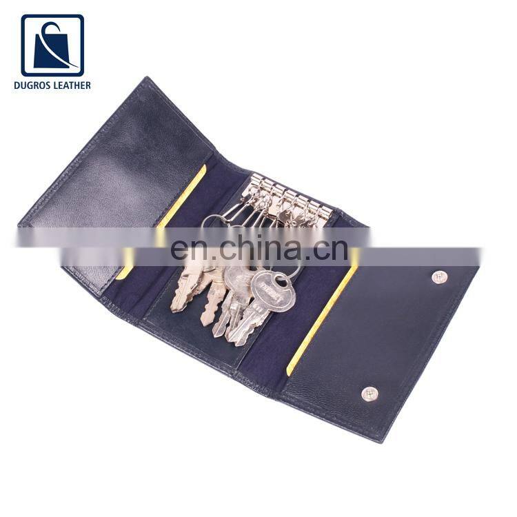 Factory Direct Sale New Arrival Matching Stitching Snap Closure Type Genuine Leather Women Wallet at Reasonable Price