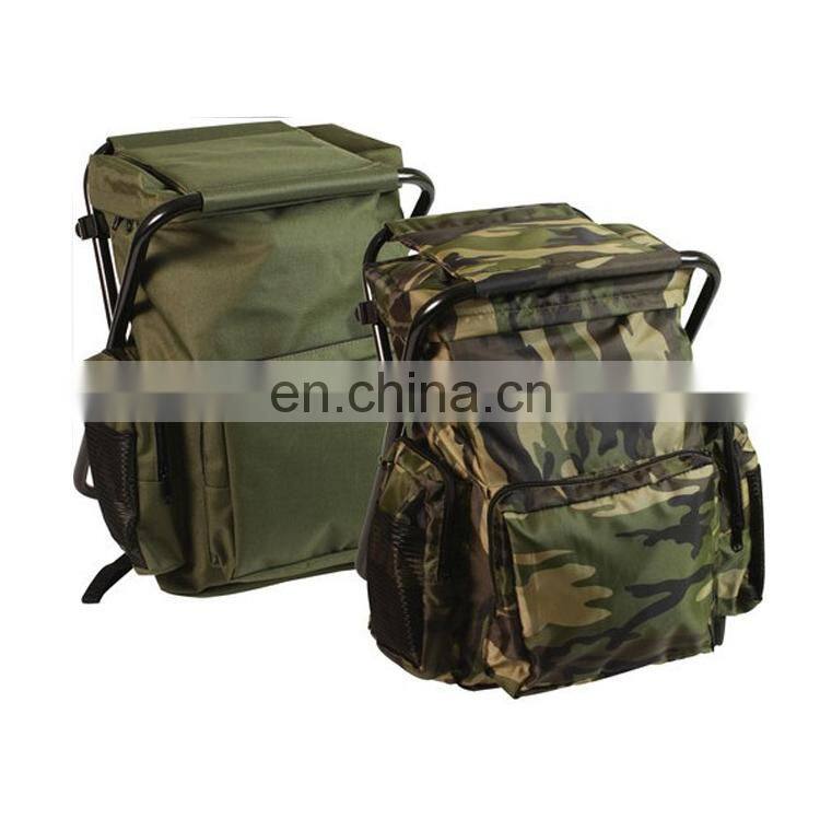 Hot sale Multi-purpose Fishing Chair Outdoor Foldable Cooler Bag With Stand