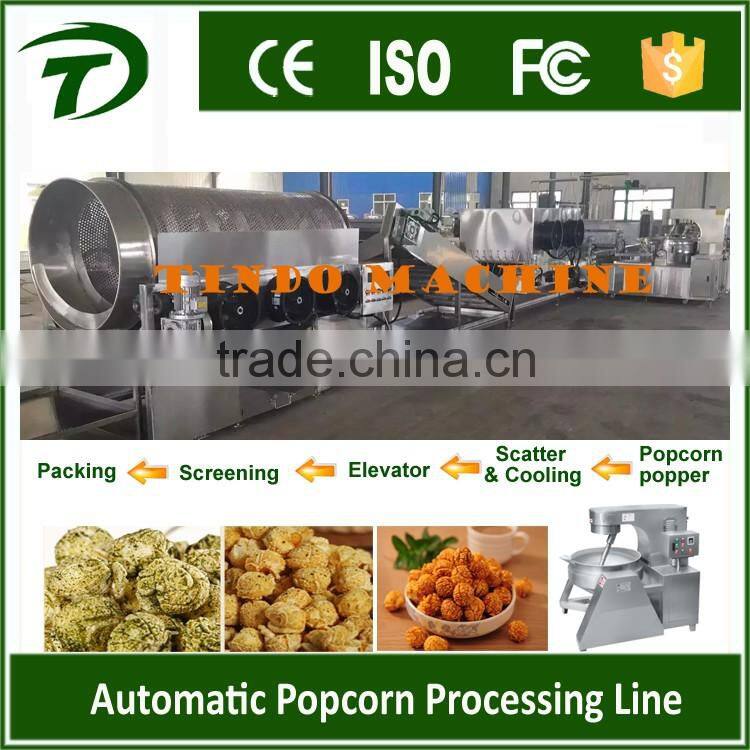 Popcorn Application and New Condition industrial popcorn making machine
