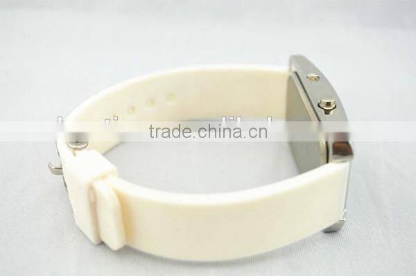 2014 unisex lava iron samurai LED digital metal bracelet wrist watches men gift