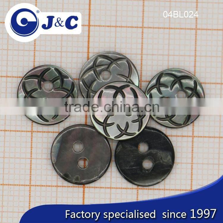 blacklip shell buttons, mop sea shell buttons, shirt button, BL023, BL024