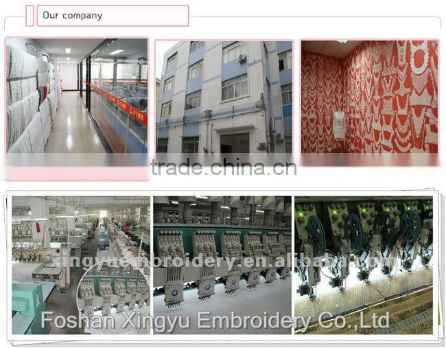 top quality embroidery cotton crochet unique designs of neck collar lace applique