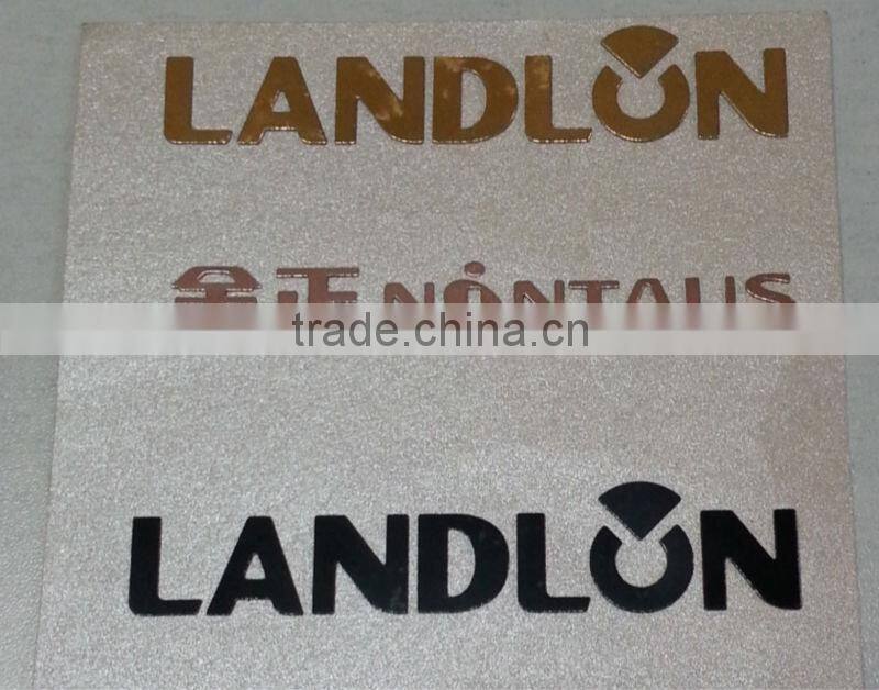 thin & light electroforming label