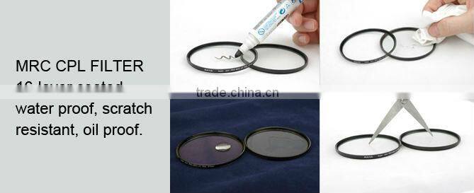Shenzhen Massa slim Optical cpl 62mm polarizer filter