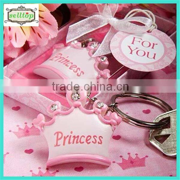 2014 cute metal keyring for boy baby shower