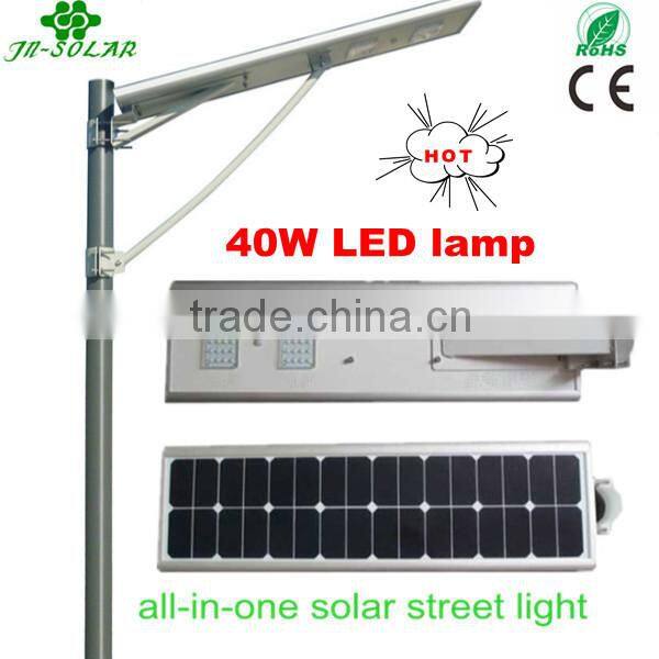 10-60W LED lamp all in one solar street/garden light