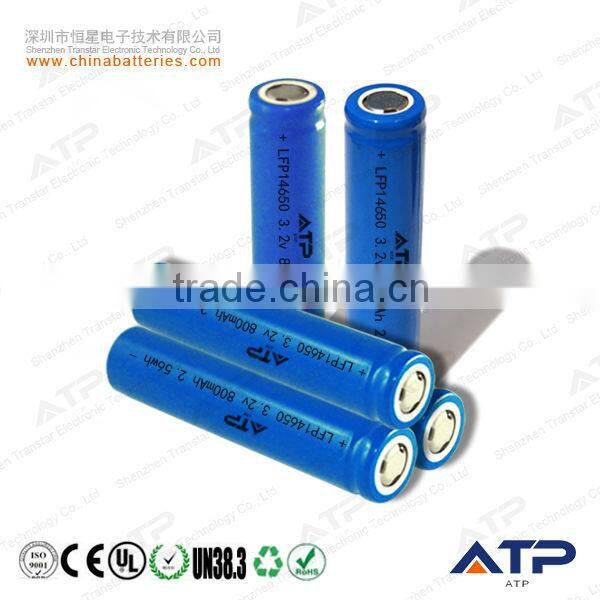 Wholesale Alibaba rechargeable 3.2v 800mah ifr 14650 battery / 3.2v 800mah 14650 li-ion battery