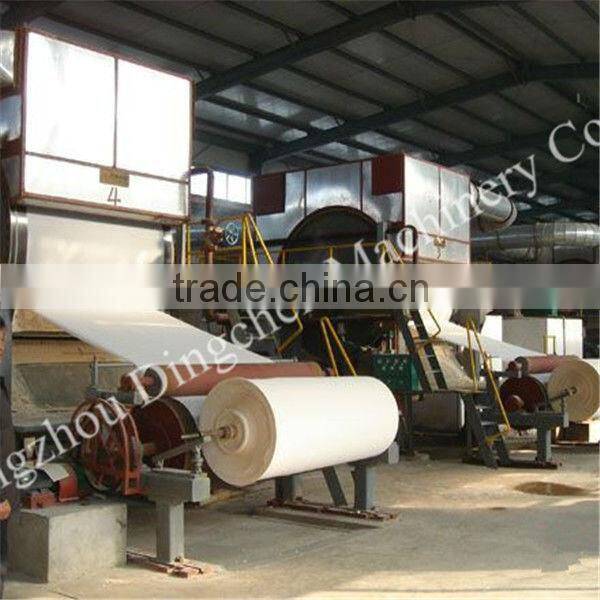 1092mm newspaper making machine, complete equipment used to produce newspaper