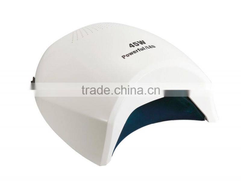 Fast Curing 45W LED/UV Nail Gels Curing Light Dryer lamp with fan
