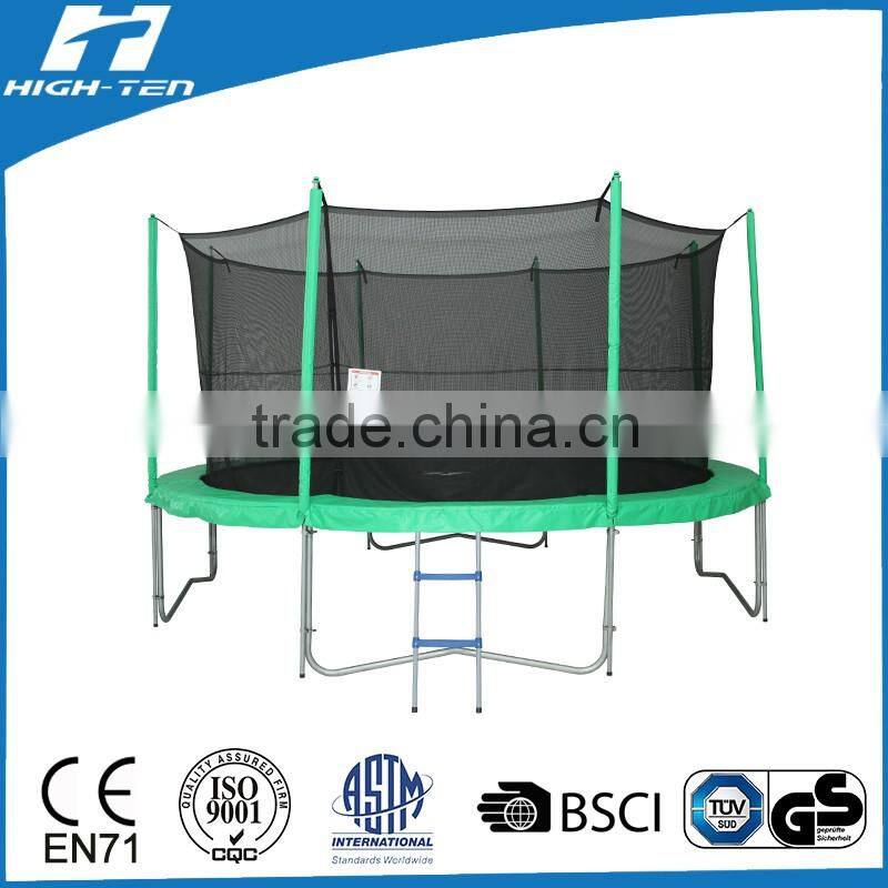 Cheap Round Trampoline with Enclosure and Ladder