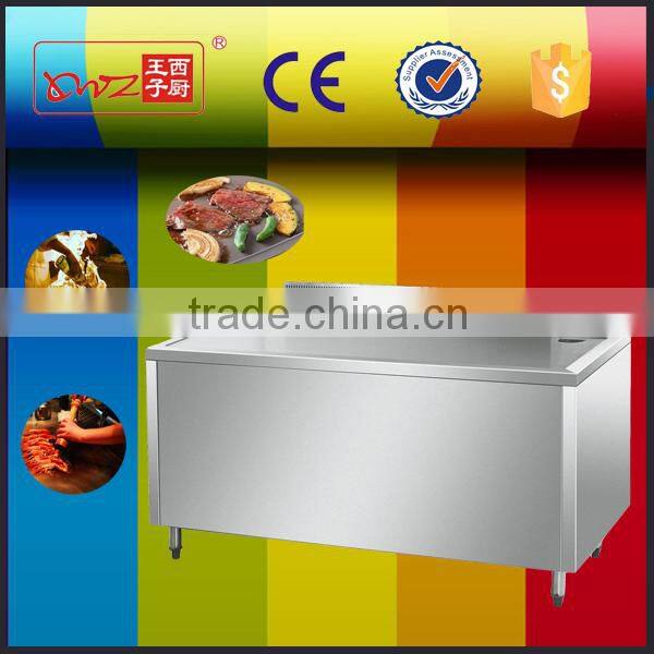 1.2 meter gas teppanyaki grill for supreme buffet restaurants use