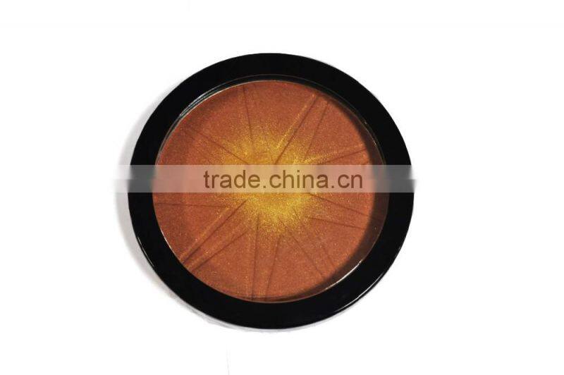 transparent cap star shaped bronzer compact powder