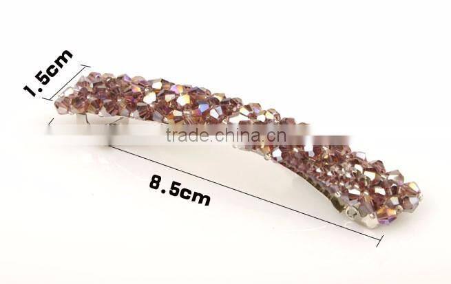 The line drops of crystal hairpinshair clip,Hair Clasp