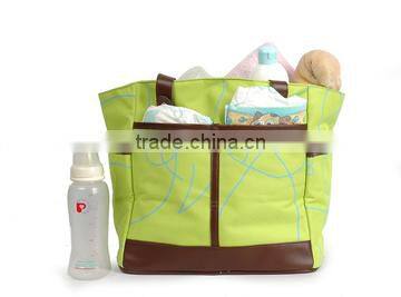 eco-friendly diaper tote bag for baby, outdoor mummy bag