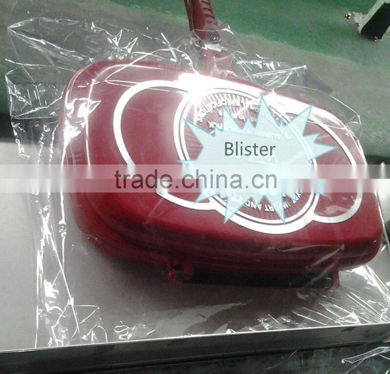 die cast non stick coating aluminium 36CM DOUBLE GRILL PAN