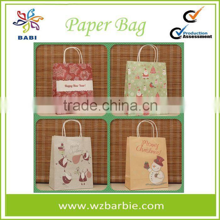 Promotion High Quality Shopping Paper Bag For Christmas
