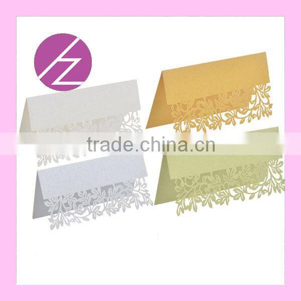 Popular Laser Cut Place Card Holder Table Seat Card for Wedding ZK-52