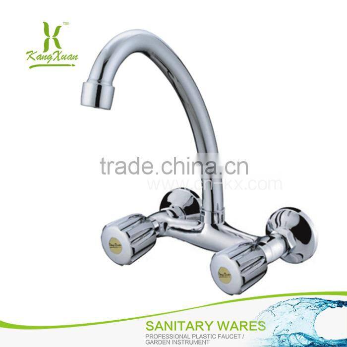 Abs Plastic Water Mixer Long Wash Basin Faucet Pull Out