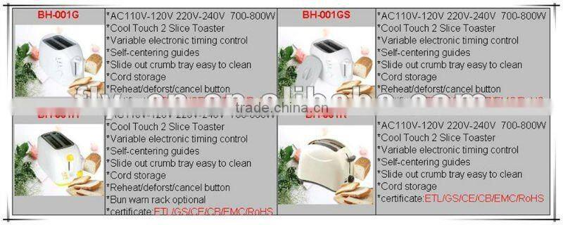Toaster BH-001D GS/CE/RoHS