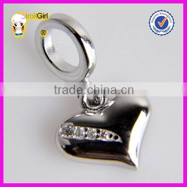 Jewelry On Line 925 Sterling Silver Enamel Heart European Charm Beads