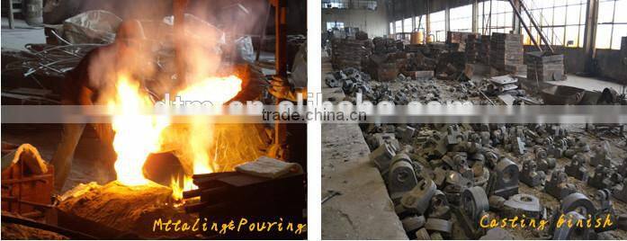 High chrome cast iron crusher hammer head