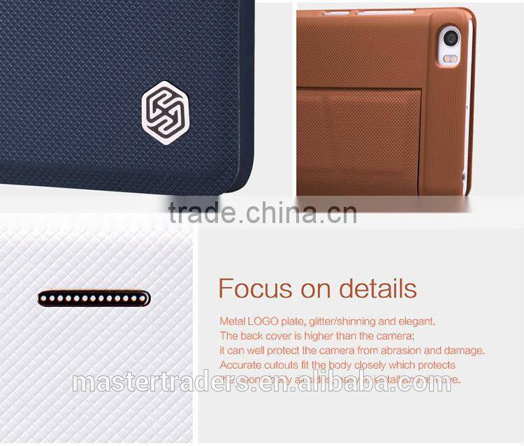 Original NILLKIN Ming Series Stand Holder Flip Wallet PU Leather Case With Card Slot For Xiaomi Note MT-3362